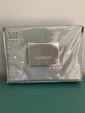 New Ultra Lux King Size Flat Sheet-One Piece Only- NIP Light Teal
